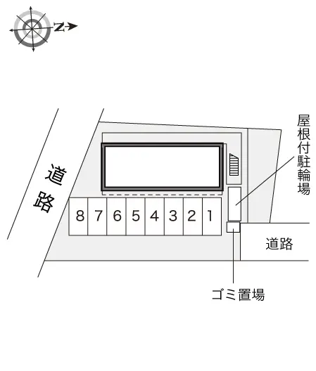 ★手数料０円★東村山市萩山町　月極駐車場（LP）